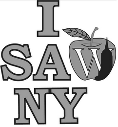 I SAW NY logo