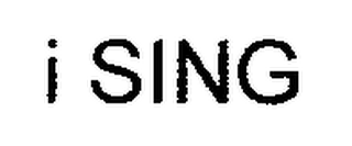I SING logo