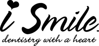 I SMILE DENTISTRY WITH A HEART logo