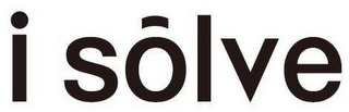 I SOLVE logo