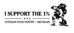 I SUPPORT THE 1% VETERAN FOOD PANTRY | MICHIGAN logo