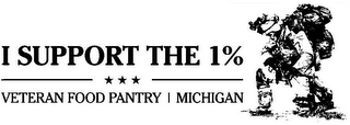 I SUPPORT THE 1% VETERAN FOOD PANTRY | MICHIGAN logo