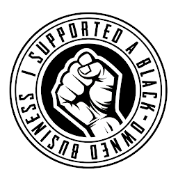 I SUPPORTED A BLACK-OWNED BUSINESS logo