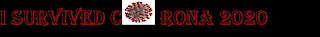 I SURVIVED C RONA 2020 logo