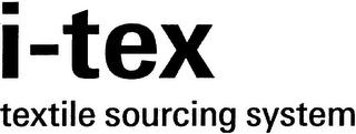 I-TEX TEXTILE SOURCING SYSTEM logo