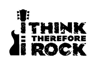 I THINK THEREFORE I ROCK logo