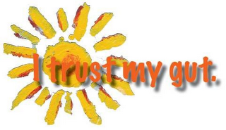 I TRUST MY GUT. logo