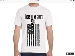 I VOTE FOR MY COUNTRY 2016 logo