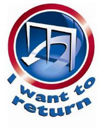 I WANT TO RETURN logo