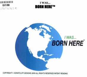 I WAS... BORN HERE I WAS... BORN HERE logo