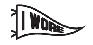 I WORE logo