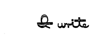 I WRITE logo