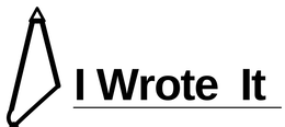 I WROTE IT logo