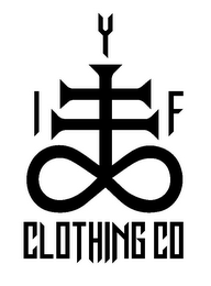 I Y F CLOTHING CO logo