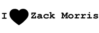 I ZACK MORRIS logo