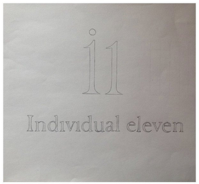 I1 INDIVIDUAL ELEVEN logo