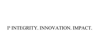 I3 INTEGRITY. INNOVATION. IMPACT logo