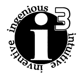 I3 INTUITIVE INVENTIVE INGENIOUS logo