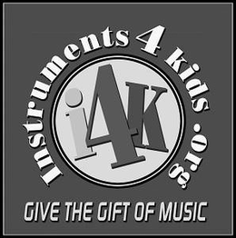 I4K INSTRUMENTS4KIDS.ORG GIVE THE GIFT OF MUSIC logo