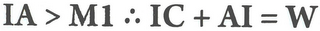 IA > M1 IC + AI = W logo