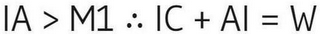 IA > M1 IC + AI = W logo