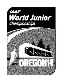 IAAF WORLD JUNIOR CHAMPIONSHIPS OREGON14 logo