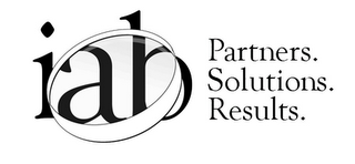 IAB PARTNERS. SOLUTIONS. RESULTS. logo