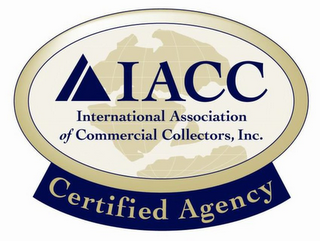 IACC INTERNATIONAL ASSOCIATION OF COMMERCIAL COLLECTORS INC. CERTIFIED AGENCY logo