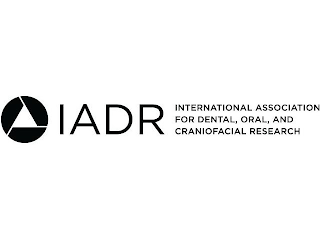 IADR INTERNATIONAL ASSOCIATION FOR DENTAL, ORAL, AND CRANIOFACIAL RESEARCH logo