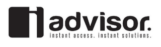 IADVISOR INSTANT ACCESS INSTANT SOLUTIONS logo