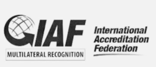 IAF MULTILATERAL RECOGNITION INTERNATIONAL ACCREDITATION FEDERATION logo