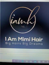 IAMH I AM MIMI HAIR BIG HAIRS BIG DREAMS logo