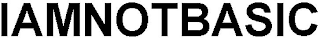 IAMNOTBASIC logo