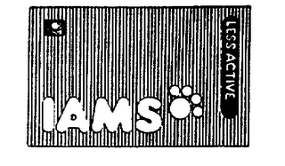IAMS LESS ACTIVE IAMS COMPANY logo