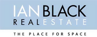 IAN BLACK REAL ESTATE THE PLACE FOR SPACE logo