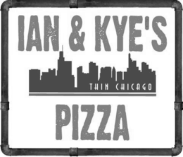 IAN & KYE'S THIN CHICAGO PIZZA logo