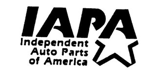 IAPA INDEPENDENT AUTO PARTS OF AMERICA logo