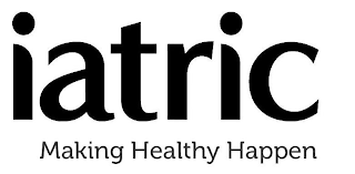 IATRIC MAKING HEALTHY HAPPEN logo