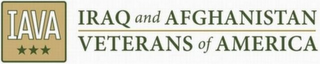 IAVA IRAQ AND AFGHANISTAN VETERANS OF AMERICA logo