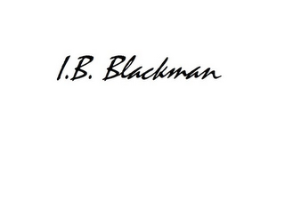 I.B. BLACKMAN logo