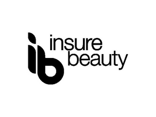 IB INSURE BEAUTY logo