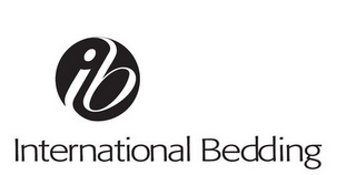 IB INTERNATIONAL BEDDING logo