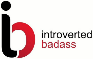 IB INTROVERTED BADASS logo