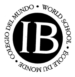 IB WORLD SCHOOL ECOLE DU MONDE COLLEGIODEL MUNDO logo
