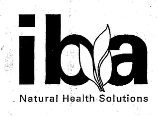 IBA NATURAL HEALTH SOLUTIONS logo
