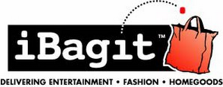 IBAGIT DELIVERING ENTERTAINMENT, FASHION AND HOMEGOODS logo