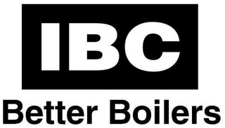 IBC BETTER BOILERS logo