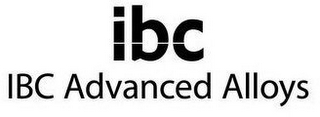 IBC IBC ADVANCED ALLOYS logo