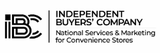 IBC INDEPENDENT BUYERS' COMPANY NATIONAL SERVICES & MARKETING FOR CONVENIENCE STORES logo
