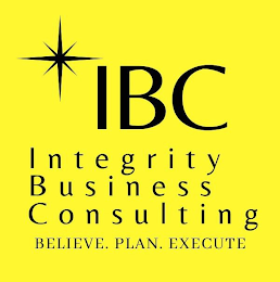 IBC INTEGRITY BUSINESS CONSULTING BELIEVE. PLAN. EXECUTE logo
